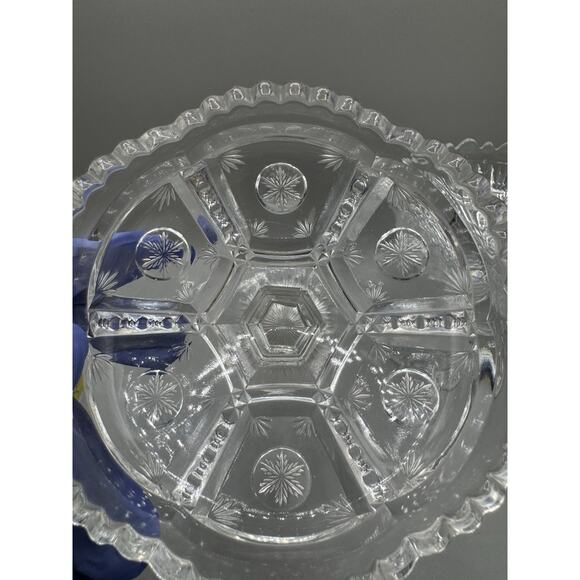 EPAG Compote Bowl Trinket Candy Dish Jewelry Nuts Set 2 Antique - Picture 9 of 9